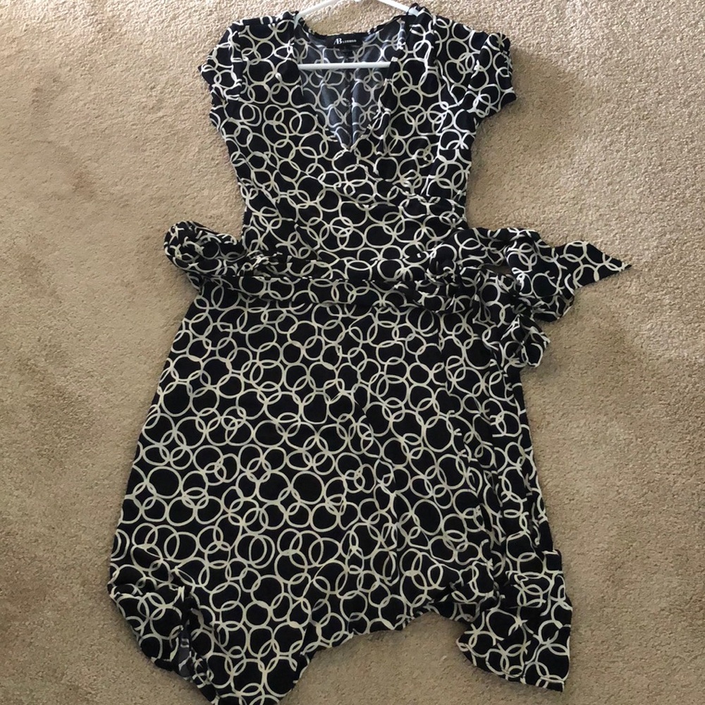 Faux wrap dress